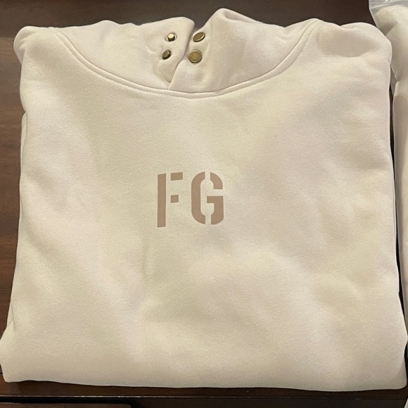 Fear Of God - Premium Hoody - 2 Snap Buttons - Kangaroo Pocket - NWT! - Picture 7 of 11